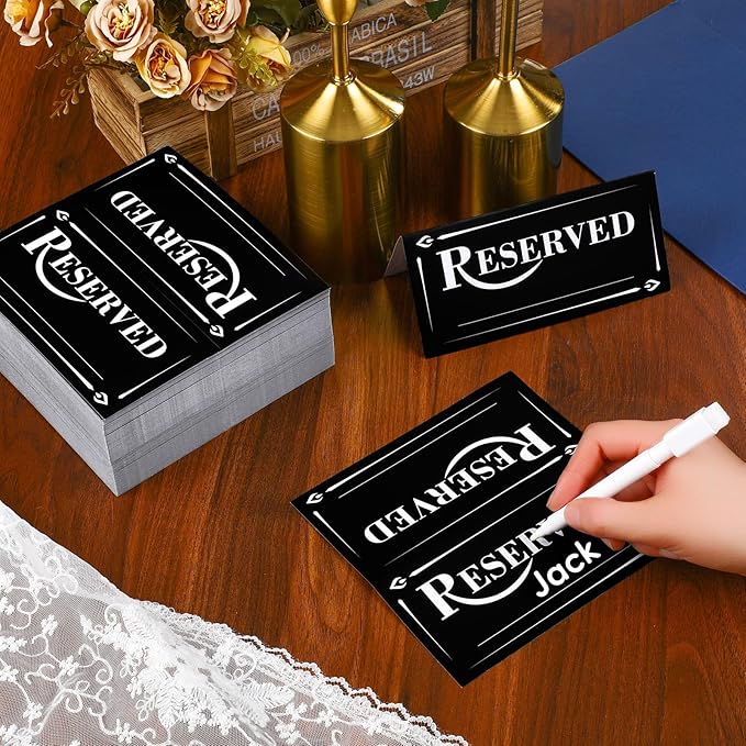 300 Pcs Paper Table Reserved Sign - Image 3