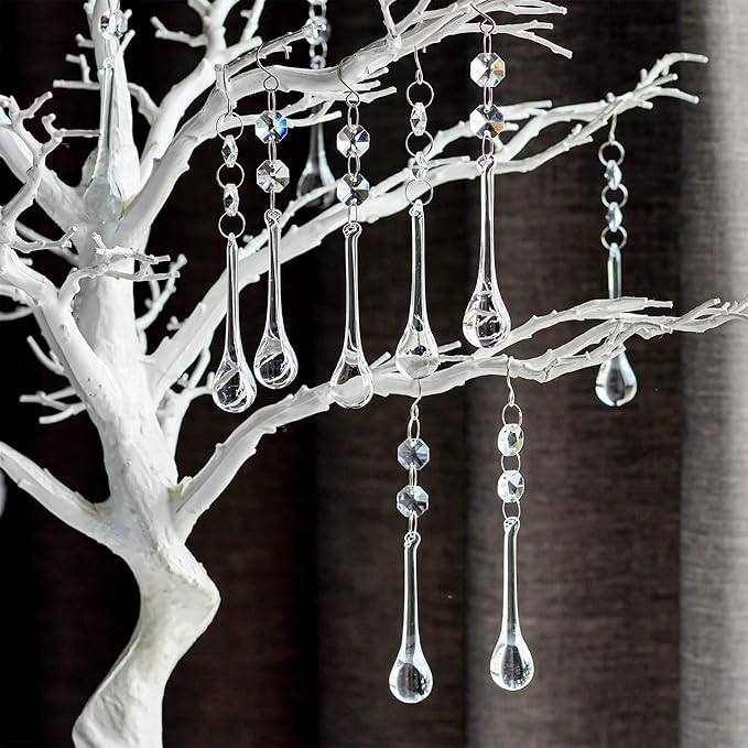 H&D 10pcs 5.3" Crystal Raindrop - Image 2