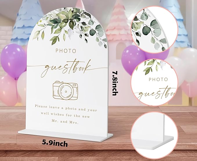 Photo Guestbook Sign, Wedding Guestbook Sign, Marriage Signs - Image 2