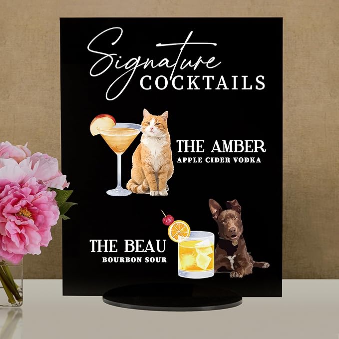 Pet Signature Drink Wedding Signs - Image 2