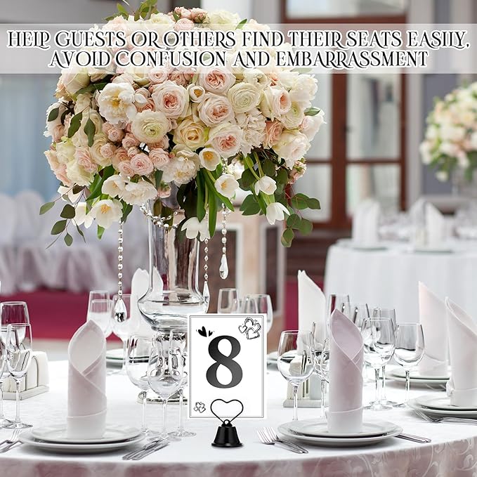 24 Pcs Table Number Holders Place Card Holders - Image 6