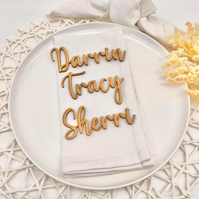 Wedding Name Tags, Personalized Place Cards Table Decoration - Image 2