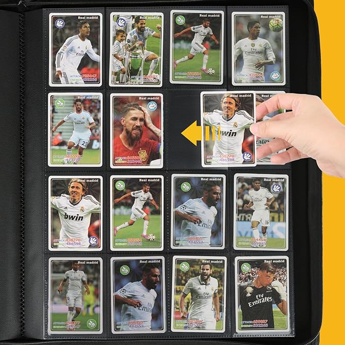 Trading Card Binder 16 Pocket, 1024 Pockets Card Binders, Card Collection Binder - Image 4