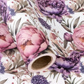 WRAPAHOLIC Kraft Floral Wrapping Paper by WRAPAHOLIC