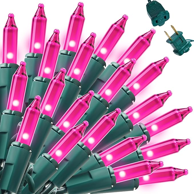 Joiedomi Pink Christmas String Lights by Joiedomi