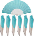 24 Pack Handheld Fan, Folding Hand Glitter Fan by SiissaPeksid