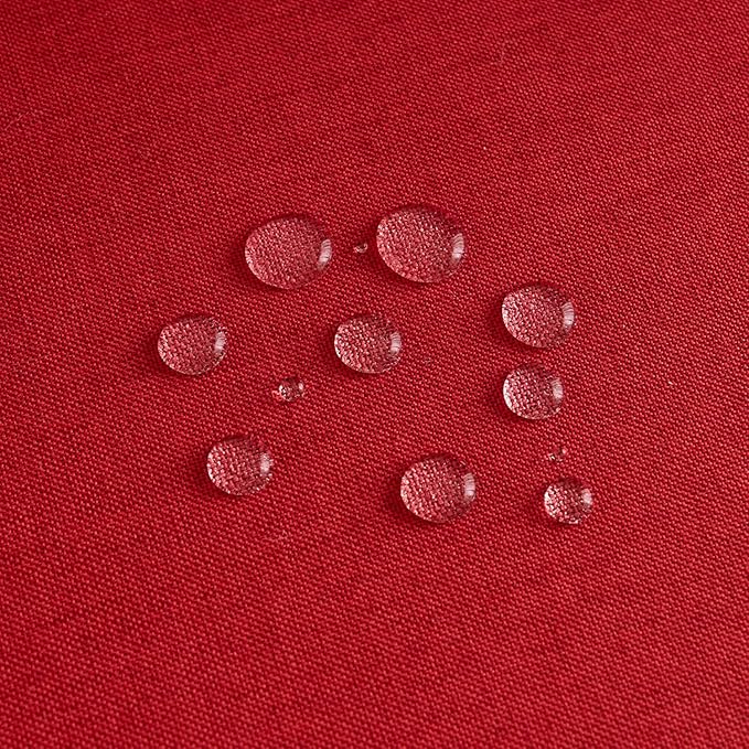 NLMUVW Red Linen Tablecloth Round, Christmas Table Cloth Water Resistant - Image 6