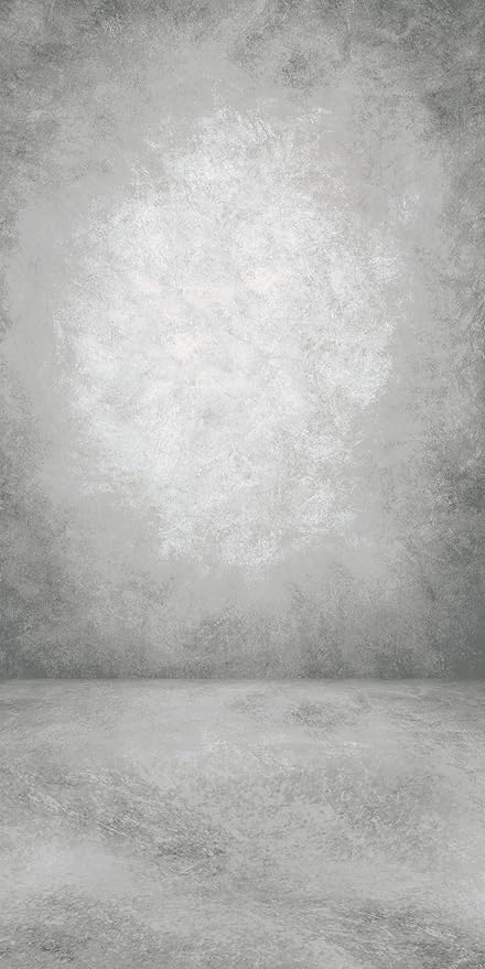 8x16ft Grey Portrait Photography Backdrops Solid Texture Abstract Photo - Image 2