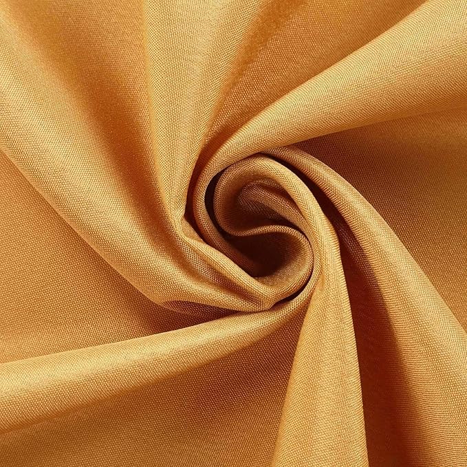 Efavormart 54x54 Gold Wholesale Linens Seamless Polyester Square Linen - Image 6