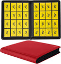 Premium 1000+ Pockets Card Binder, 16 Pockets Trading Card Binder Ringless Side by MORABTO