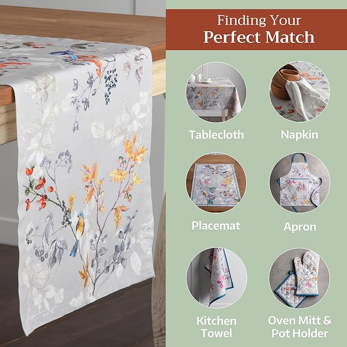 Maison d' Hermine Table Runner 100% Cotton Single Layer Table Runners 72 inches - Image 5