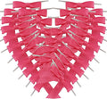 50pcs 2-1/2" Hot Pink Satin Ribbon Bows by Micomon