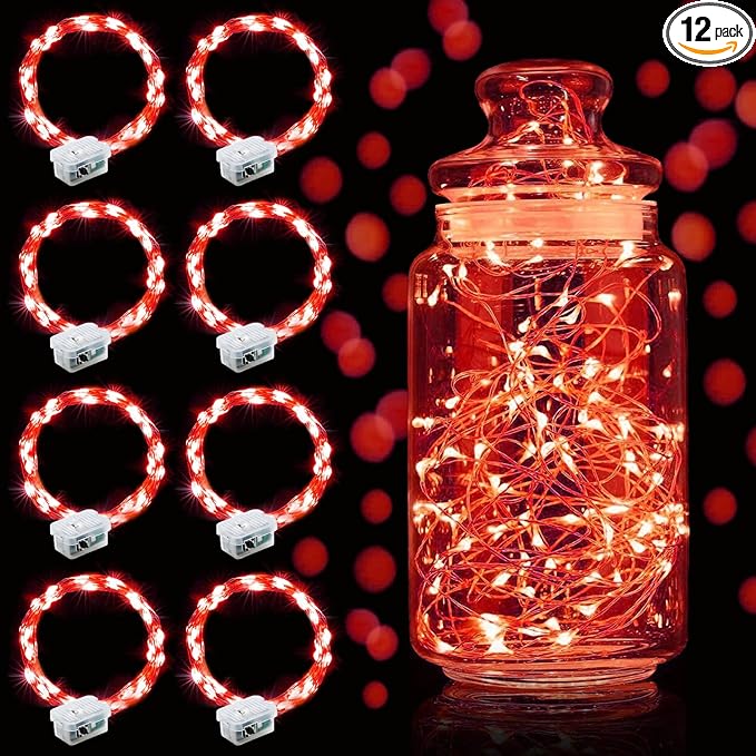 Aogist Led Fairy Lights 3 Modes Battery Operated String Lights Waterproof by Aogist