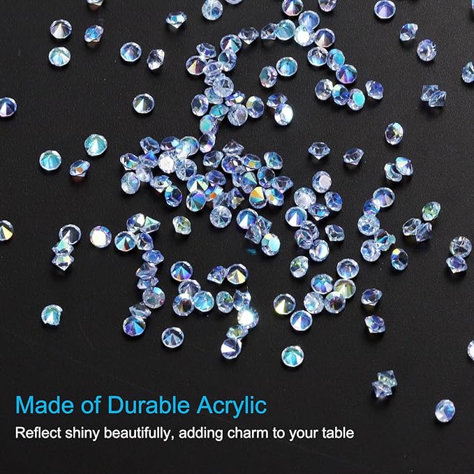 PATIKIL 14000Pcs Wedding Table Scatter Confetti Crystals 3mm Acrylic Diamonds - Image 3
