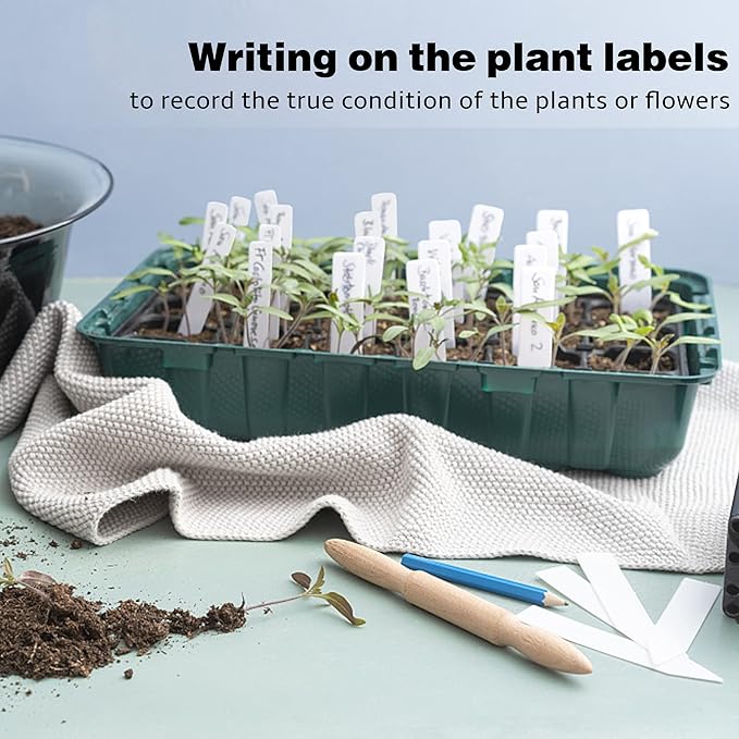 Plant Labels 4 Inch 500Pcs Plastic Plant Name Tags - Image 7