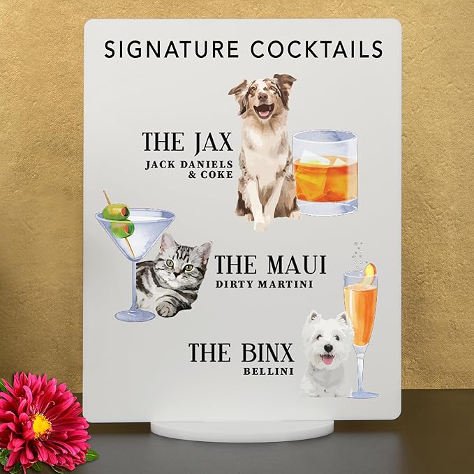 Pet Signature Drink Wedding Signs - Image 2