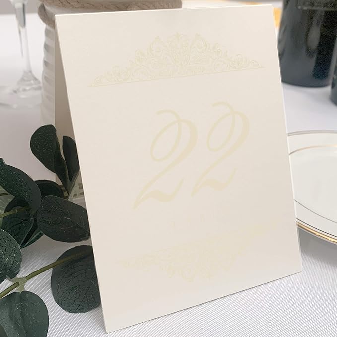 Paisley Wedding Table Numbers, Double Sided, Tent or Use in a Stand by DocumentsandDesigns