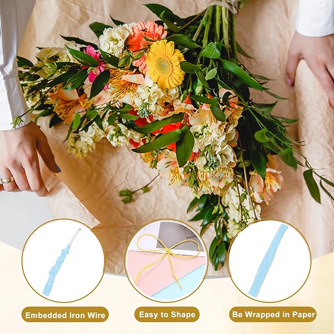 uxcell 164 Feet Floral Wire, 1mm Vine Bind Wire - Image 4