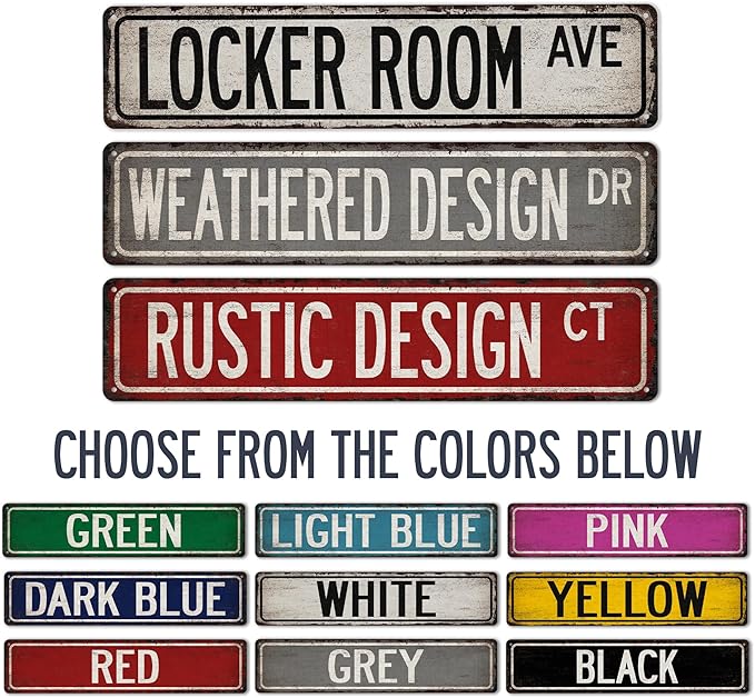 Personalized Street Signs Vintage Looking Street Sign - Image 2