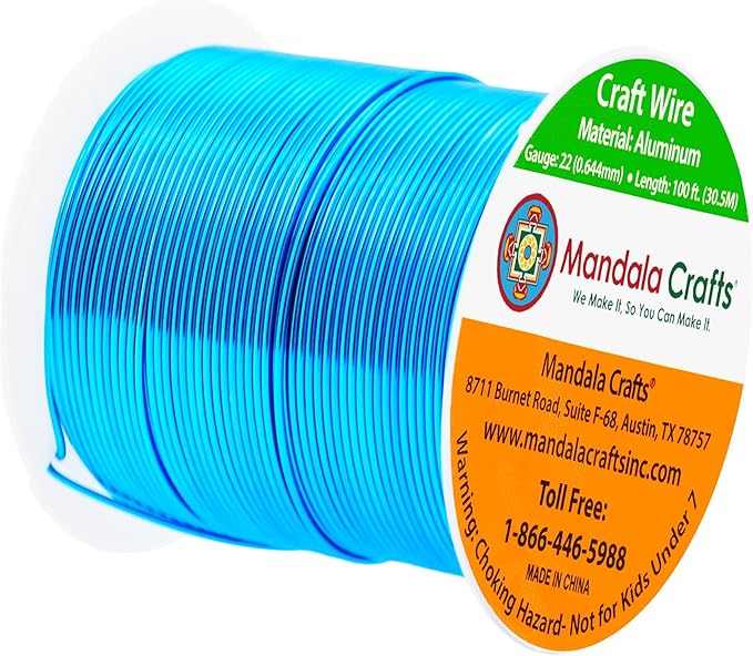 Mandala Crafts 22 Gauge Anodized Aluminum Craft Wire - Image 2