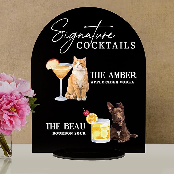 Pet Signature Drink Wedding Signs - Image 2