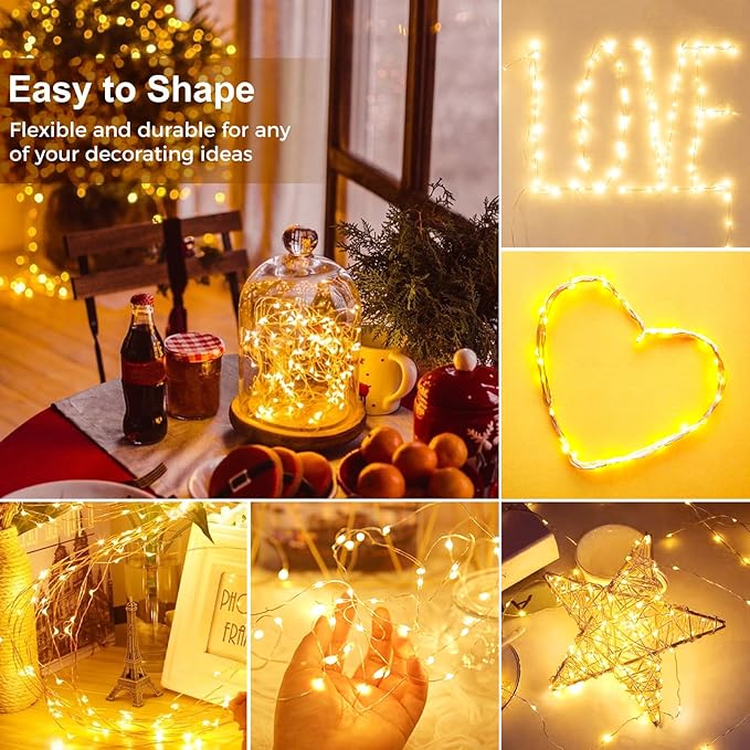 kolpop 30 Pack LED Fairy Lights Battery Operated, 7FT 20 LED Mini Twinkle - Image 2