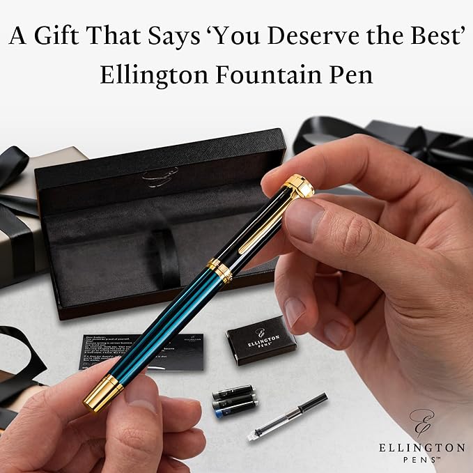 Ellington Pens Luxury Fountain Pen Set- Fountain Pens - Image 3