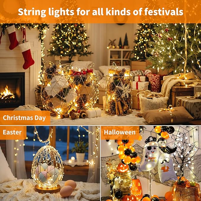 TingMiao 6 Pack Fairy Lights Battery Operated 7.2 ft 20 LED Mini String Lights - Image 6