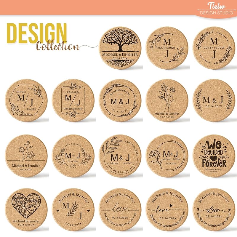Personalized Cork Coasters - Image 4