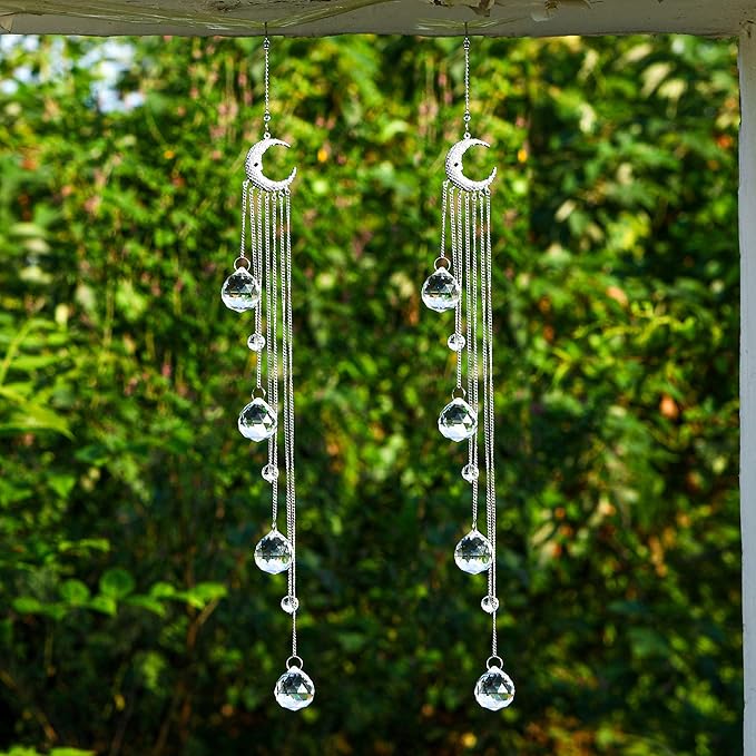 Hanging Clear Crystal Suncatcher Ornaments - Image 5