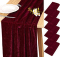 Velvet Table Runner 20 x 120 Inches 10ft Luxurious Thick Soft Velvet Christmas by JALANCY