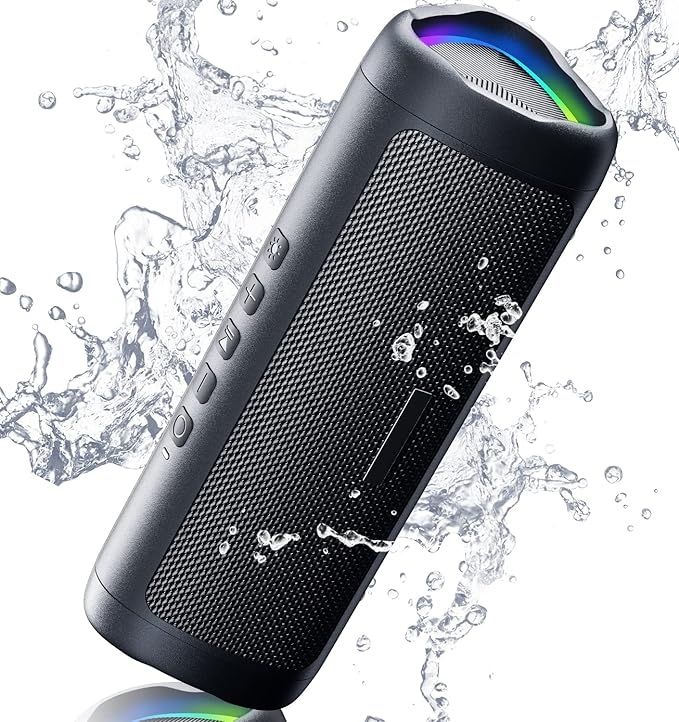 Bluetooth Speaker with HD Sound, Portable Wireless, IPX5 Waterproof, TWS Pairing by BolaButty