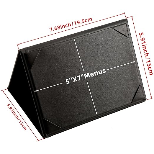 Menu Covers - Set of 10 Double-Sided Table Tent Cards - Image 5