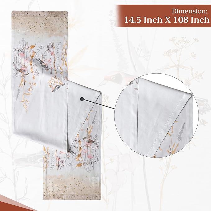 Maison d' Hermine Table Runner 100% Cotton Single Layer Table Runners 108 - Image 4