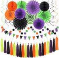Orange Black Purple Green Party-Decorations by Hugtmr