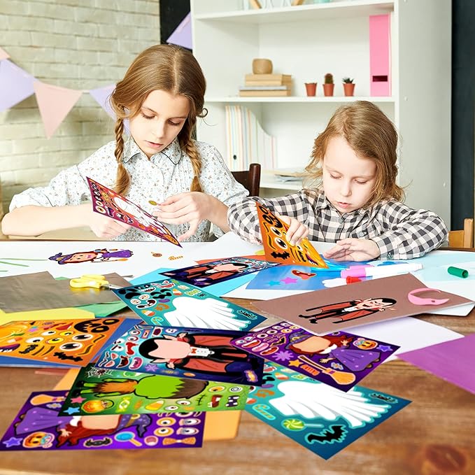 24 Sheets Halloween Stickers, Make Your Own Halloween Stickers - Image 4