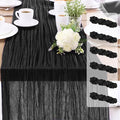 6-Pack Black Cheesecloth Table Runners – 10FT Boho Rustic Gauze Fabric Cheese by Unknown