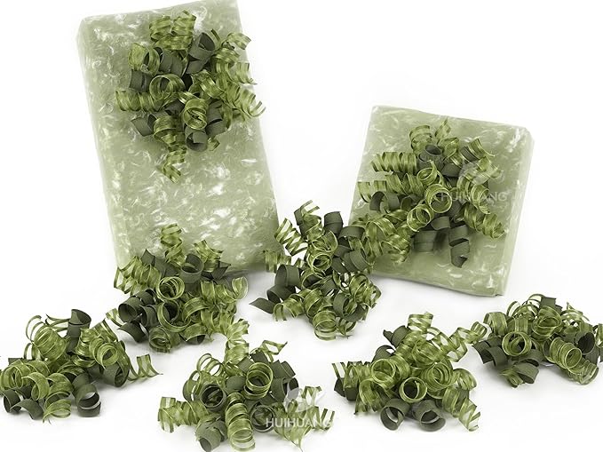 HUIHUANG Green Bows for Gift Wrapping Christmas Gift Bow 5 inch x 8 Counts Moss by HUIHUANG