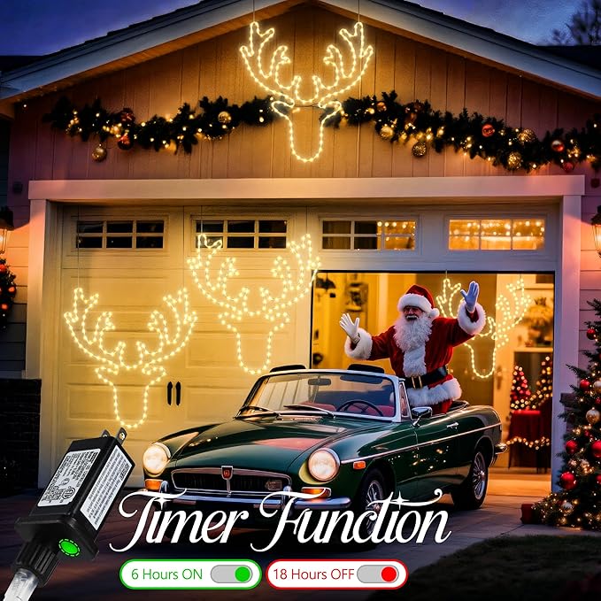 Christmas 32'' Large Reindeer Lights Decoration - Image 2