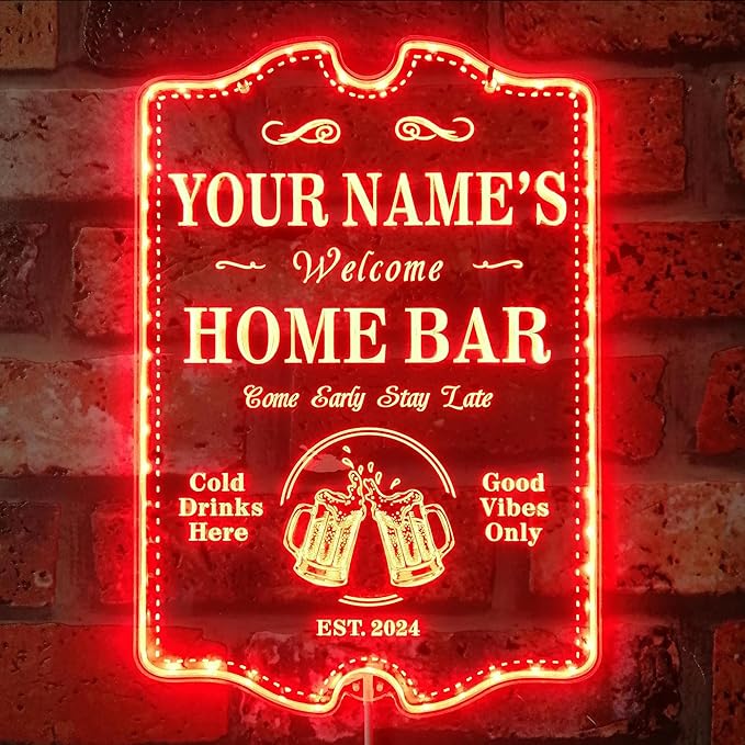 ADVPRO Personalized Your Name Home Bar RGB Dynamic Glam LED Sign - Image 6