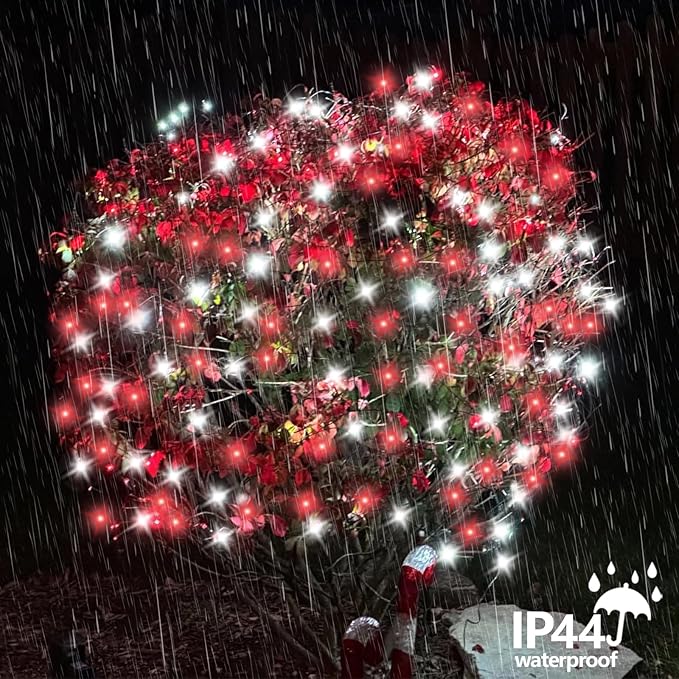 YEGUO 165ft 500 LED Christmas Lights Indoor, 8 Modes Green Wire Plug in - Image 3