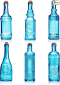 Assorted Blue Glass Bottles by BULK+PARADISE