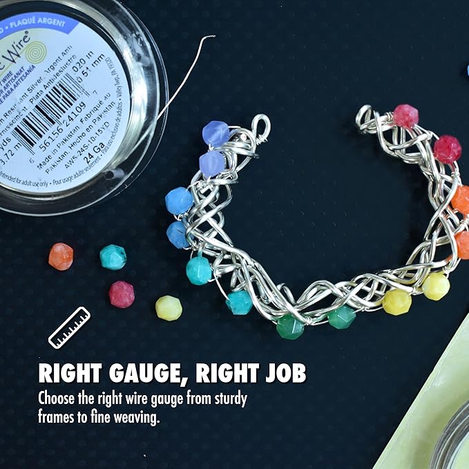 Artistic Wire, 28 Gauge Tarnish Resistant Colored Copper Craft Wire, 40 yd - Image 9