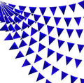 Royal Blue Party Decoration Navy Blue Triangle Pennant Banner Flag Dark Blue by pinkblume
