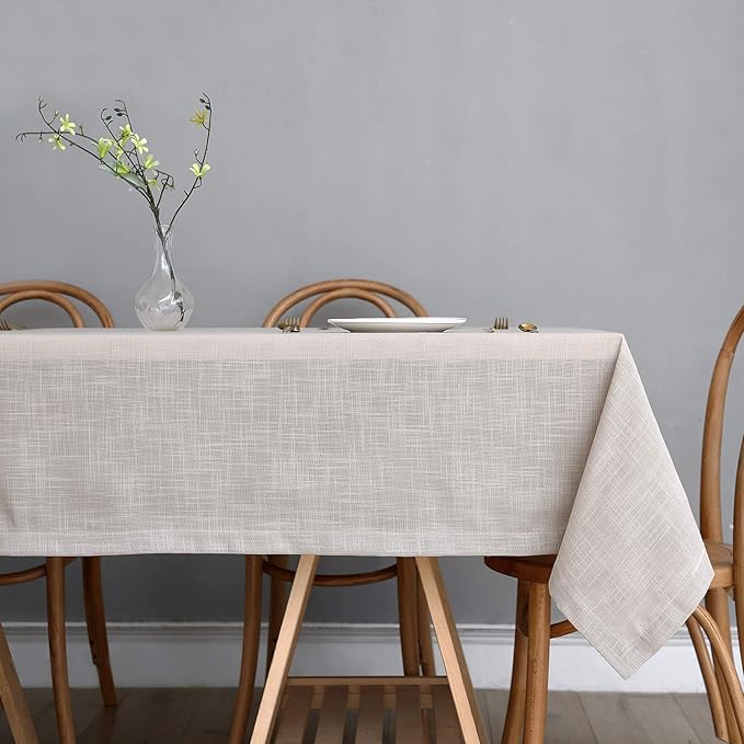 maxmill Lux Faux Linen Table Cloth - Image 2