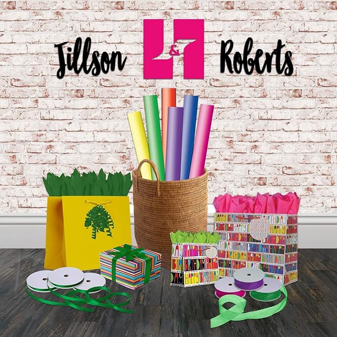 Jillson Roberts 6 Roll-Count All-Occasion Solid Color Gift Wrap Available in 10 - Image 3