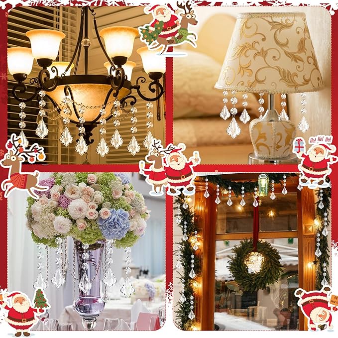 Nuenen 100 Pcs Hanging Crystals - Image 4