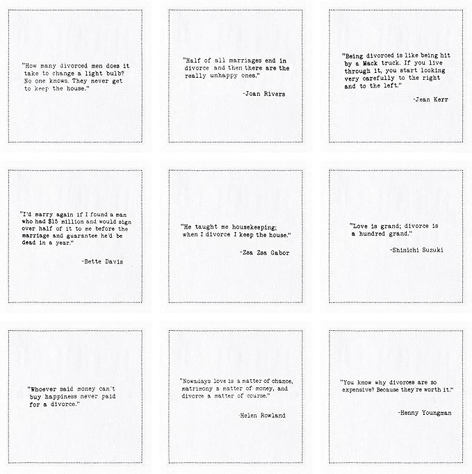 FIVE STAR NAPKINS Divorce Quotes, Beverage Napkins, Bar Napkins, Cloth Napkins - Image 2