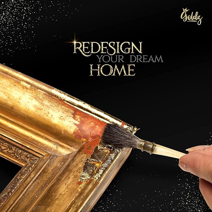 goldz: Edible 99.99% Gold Leaf, Genuine Gold Leaf, 24 Karat Edible gold Sheets. - Image 6