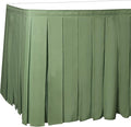 Ultimate Textile Pleat Polyester Fabric Table Skirt by UltimateTextile